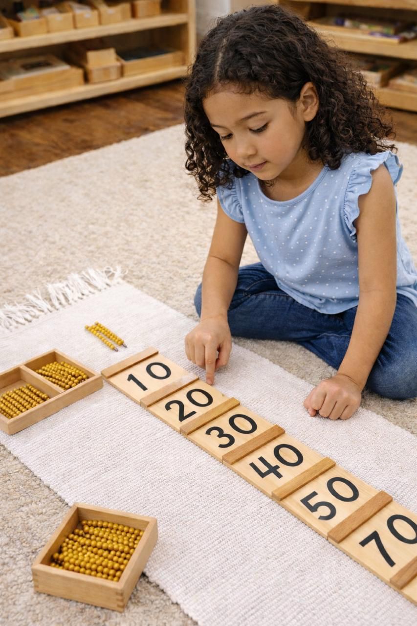 Children learning at Bloomind Montessori Ranch